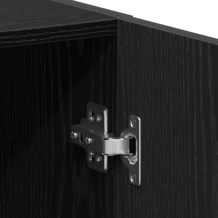 Dulap mașina de spălat, stejar negru, 64x25,5x190 cm - WALTI WALTI