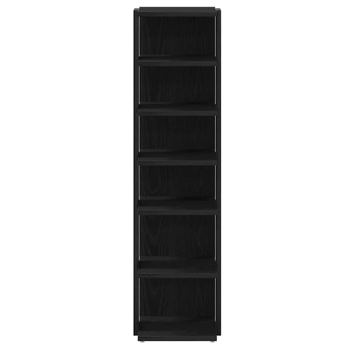 Dulap pantofi, stejar negru, 25x27x102 cm, lemn prelucrat - WALTI WALTI