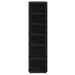 Dulap pantofi, stejar negru, 25x27x102 cm, lemn prelucrat - WALTI WALTI