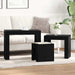 Mese în cuiburi 3 pcs Stejar Negru Lemn compozit - WALTI WALTI
