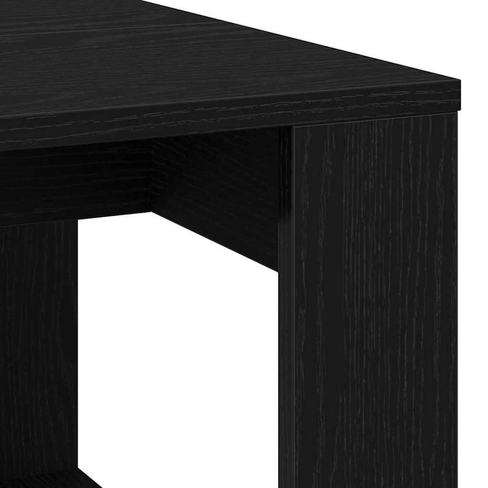 Masă de cafea Stejar negru 102 x 50 x 35 cm Lemn compozit - WALTI WALTI