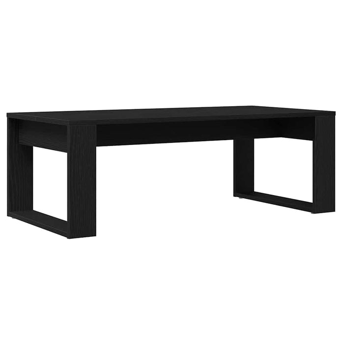 Masă de cafea Stejar negru 102 x 50 x 35 cm Lemn compozit - WALTI WALTI