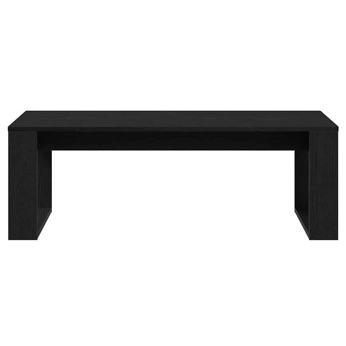 Masă de cafea Stejar negru 102 x 50 x 35 cm Lemn compozit - WALTI WALTI