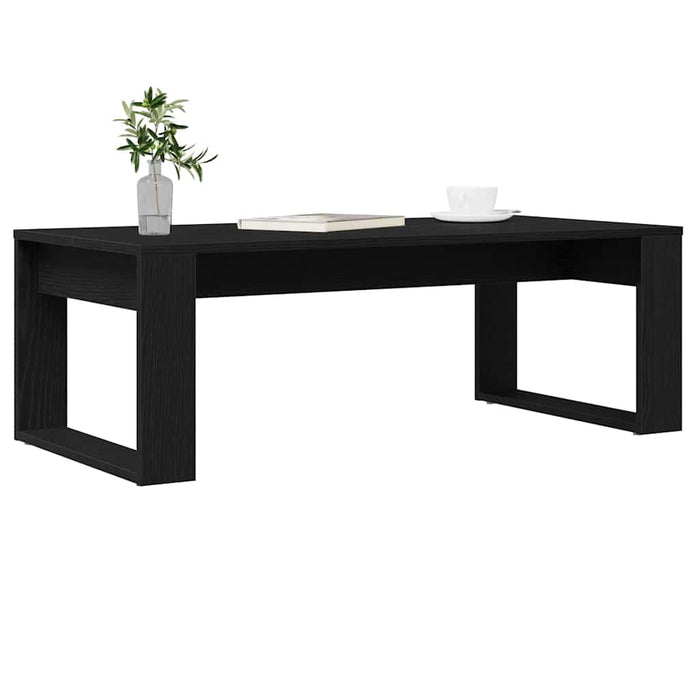 Masă de cafea Stejar negru 102 x 50 x 35 cm Lemn compozit - WALTI WALTI