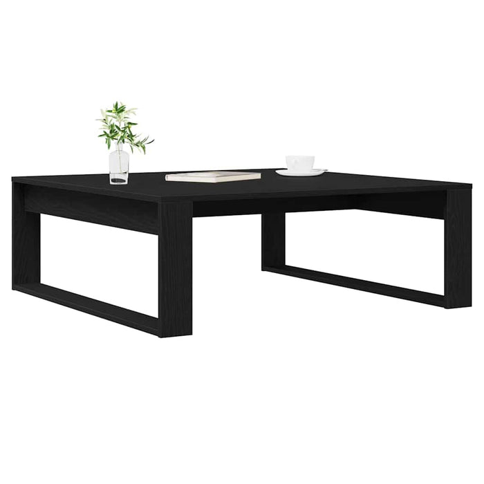 Masă de cafea Stejar Negru 100 x 100 x 35 cm Lemn compozit - WALTI WALTI