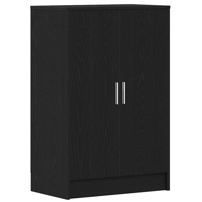 Dulap Pantofi Stejar Negru 60x35x92 cm Lemn prelucrat - WALTI WALTI