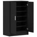 Dulap Pantofi Stejar Negru 60x35x92 cm Lemn prelucrat - WALTI WALTI