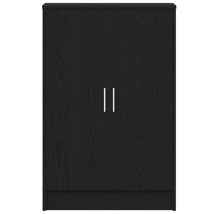 Dulap Pantofi Stejar Negru 60x35x92 cm Lemn prelucrat - WALTI WALTI