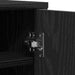 Dulap Pantofi Stejar Negru 60x35x92 cm Lemn prelucrat - WALTI WALTI
