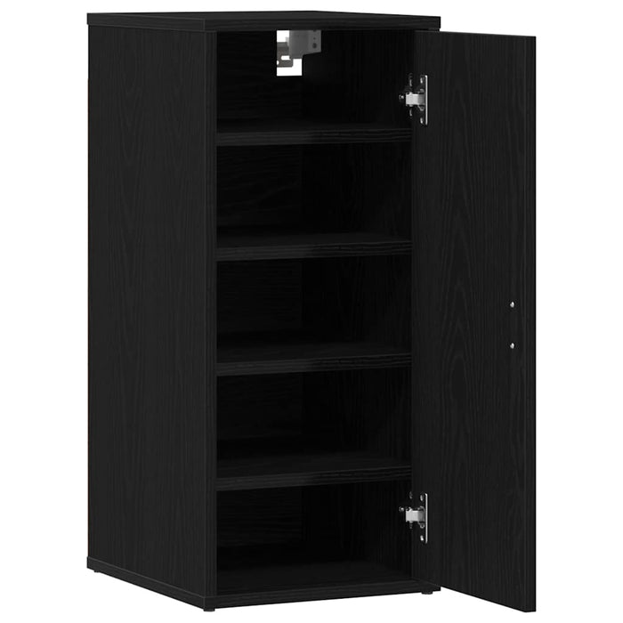 Dulapuri pantofi 2 buc Stejar negru 32x35x70 cm Lemn prelucrat - WALTI WALTI