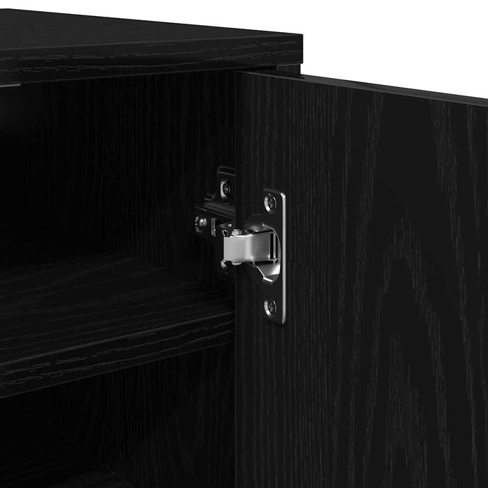 Dulapuri pantofi 2 buc Stejar negru 32x35x70 cm Lemn prelucrat - WALTI WALTI