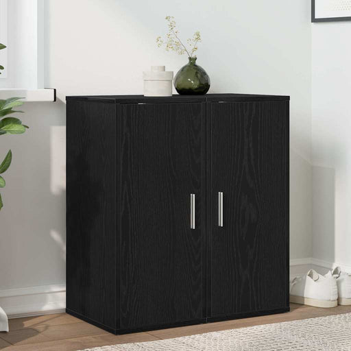 Dulapuri pantofi 2 buc Stejar negru 32x35x70 cm Lemn prelucrat - WALTI WALTI