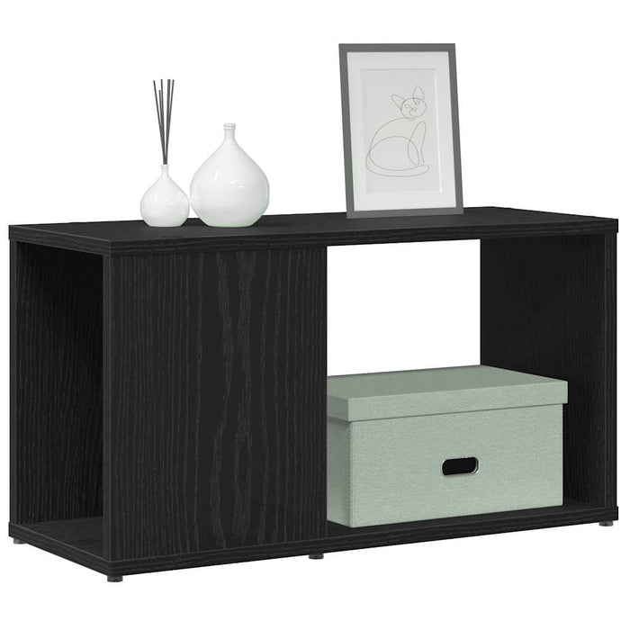 Dulap TV Stejar Negru 60x24x32 cm Lemn prelucrat - WALTI WALTI