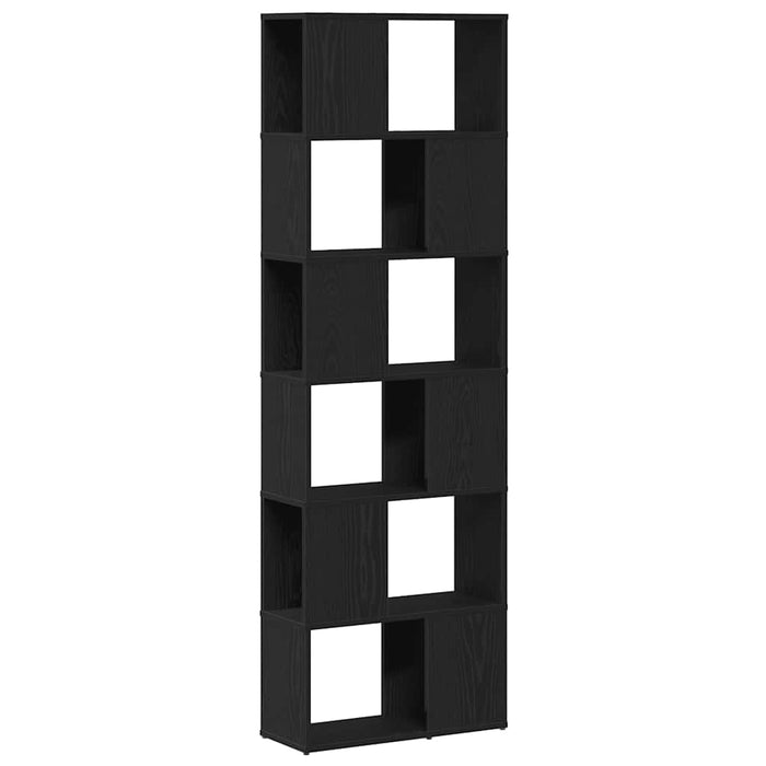 Dulap cu cărți/Separator de cameră Stejar negru 60x24x186 cm - WALTI WALTI