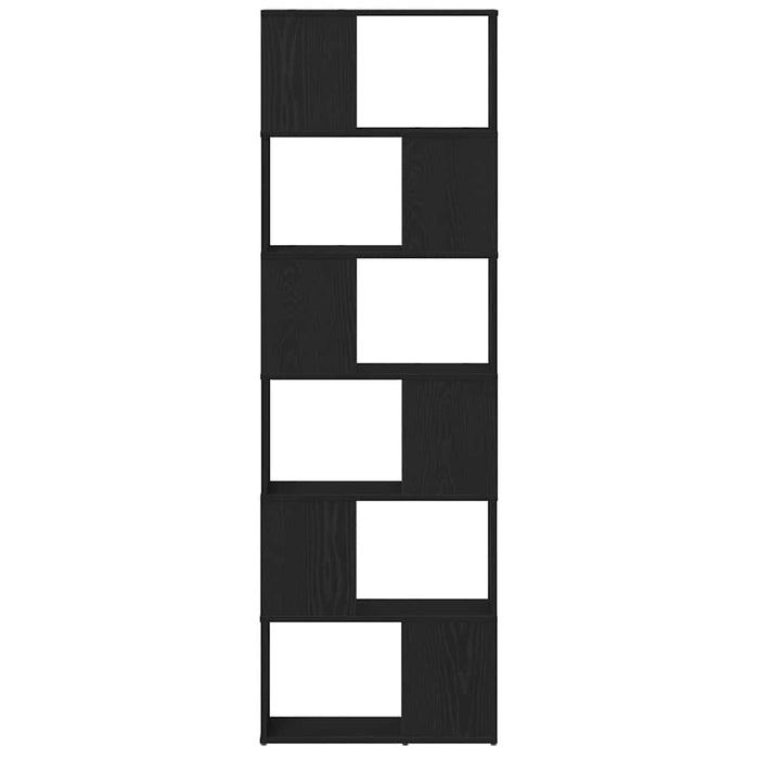 Dulap cu cărți/Separator de cameră Stejar negru 60x24x186 cm - WALTI WALTI