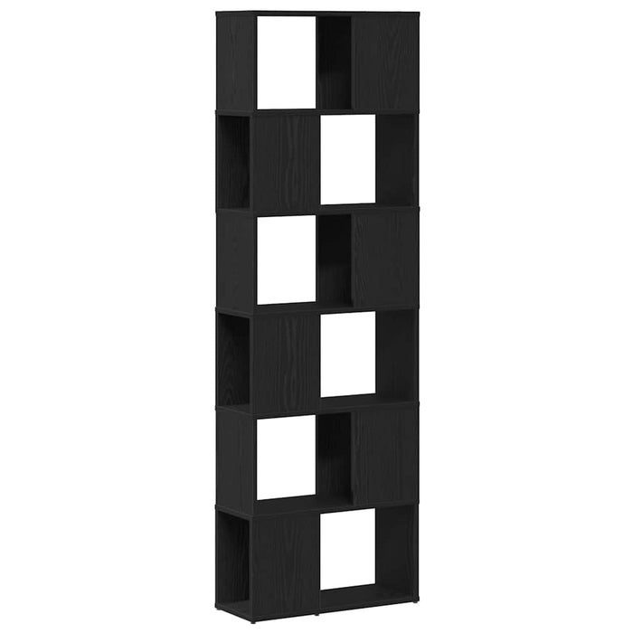 Dulap cu cărți/Separator de cameră Stejar negru 60x24x186 cm - WALTI WALTI