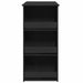 Masa de bar cu suport depozitare Stejar negru 102x50x103,5 cm - WALTI WALTI
