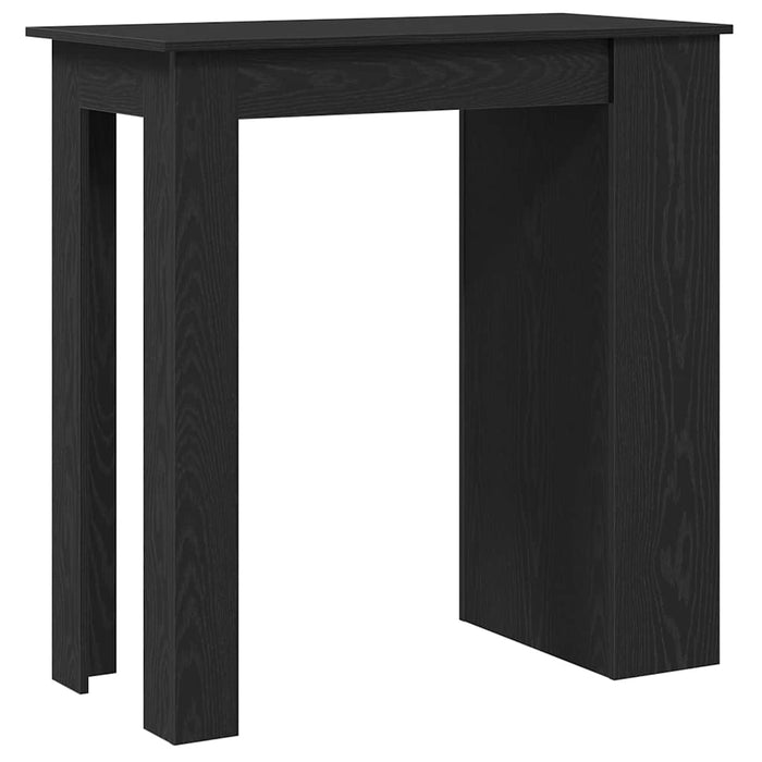 Masa de bar cu suport depozitare Stejar negru 102x50x103,5 cm - WALTI WALTI