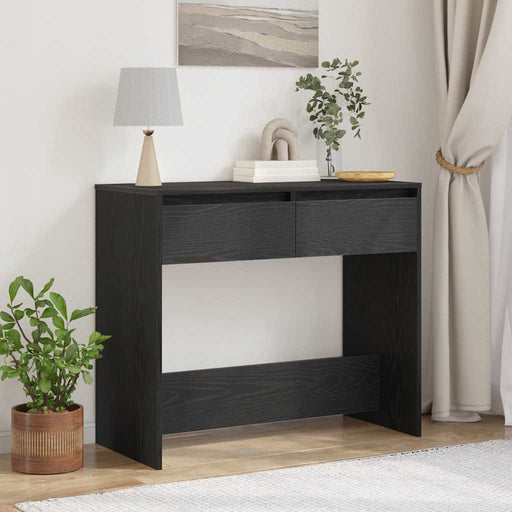 Consolă Stejar negru 89x41x76,5 cm Lemn prelucrat - WALTI WALTI