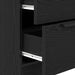 Bufet cu sertar Negru 60 x 30 x 70 cm Lemn compozit - WALTI WALTI