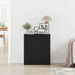 Bufet cu sertar Negru 60 x 30 x 70 cm Lemn compozit - WALTI WALTI