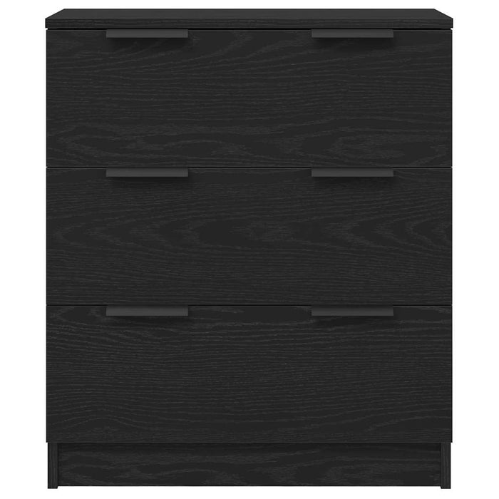 Bufet cu sertar Negru 60 x 30 x 70 cm Lemn compozit - WALTI WALTI