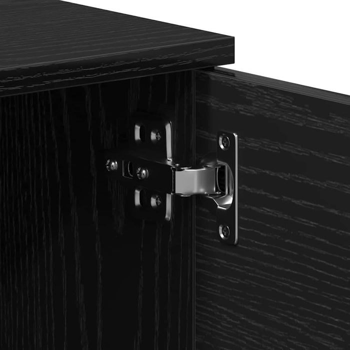 Cabinet TV cu sertar Negru 140 x 35 x 40 cm Lemn compozit - WALTI WALTI