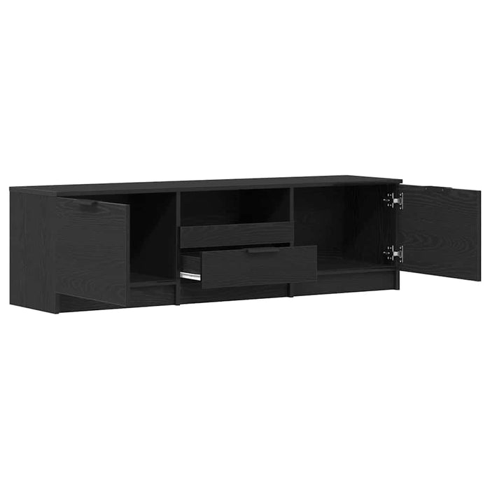 Cabinet TV cu sertar Negru 140 x 35 x 40 cm Lemn compozit - WALTI WALTI