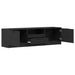 Cabinet TV cu sertar Negru 140 x 35 x 40 cm Lemn compozit - WALTI WALTI