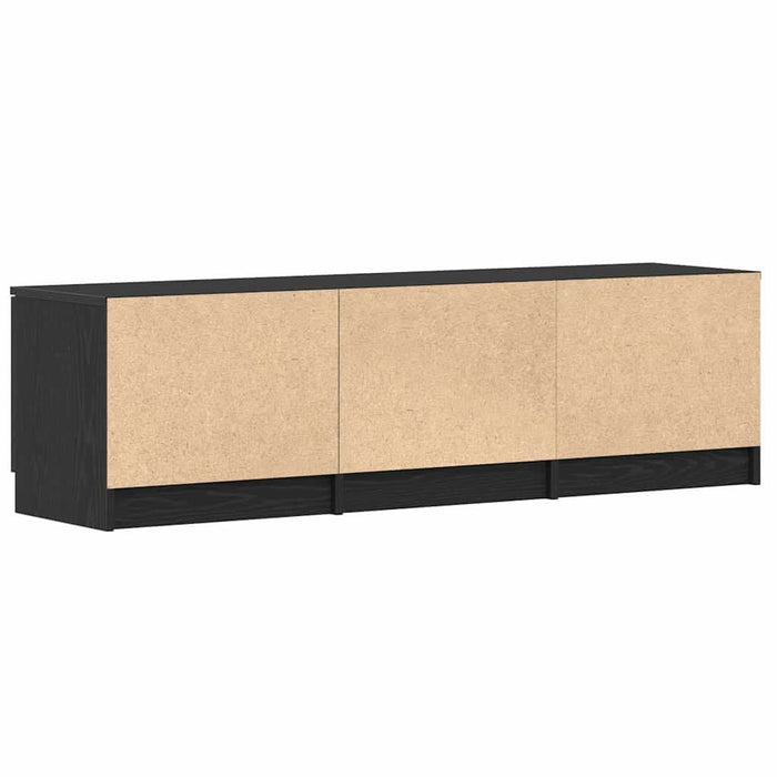 Cabinet TV cu sertar Negru 140 x 35 x 40 cm Lemn compozit - WALTI WALTI