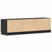 Cabinet TV cu sertar Negru 140 x 35 x 40 cm Lemn compozit - WALTI WALTI
