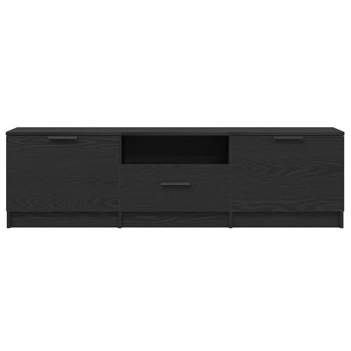 Cabinet TV cu sertar Negru 140 x 35 x 40 cm Lemn compozit - WALTI WALTI
