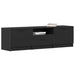 Cabinet TV cu sertar Negru 140 x 35 x 40 cm Lemn compozit - WALTI WALTI