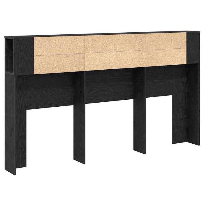 Tablă de pat cu sertar Stejar negru 180 x 18.5 x 102.5 cm - WALTI WALTI