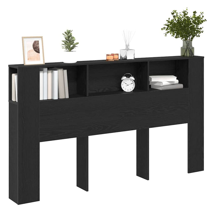 Tablă de pat cu sertar Stejar negru 180 x 18.5 x 102.5 cm - WALTI WALTI
