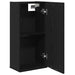 Dulap montat pe perete, stejar negru, 32x20x67cm lemn prelucrat - WALTI WALTI