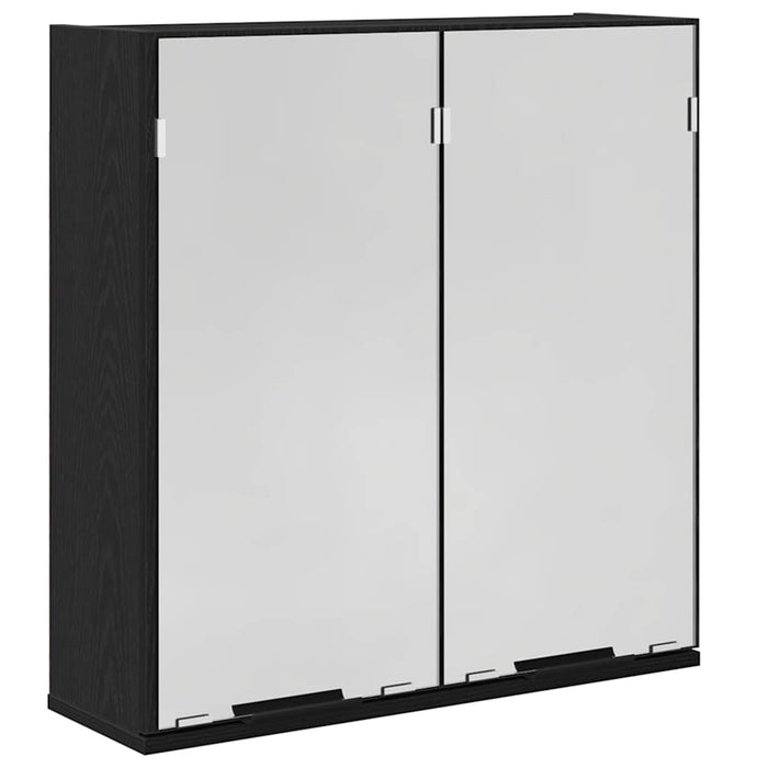 Dulap cu oglindă pentru baie Stejar negru 64 x 20 x 67 cm - WALTI WALTI
