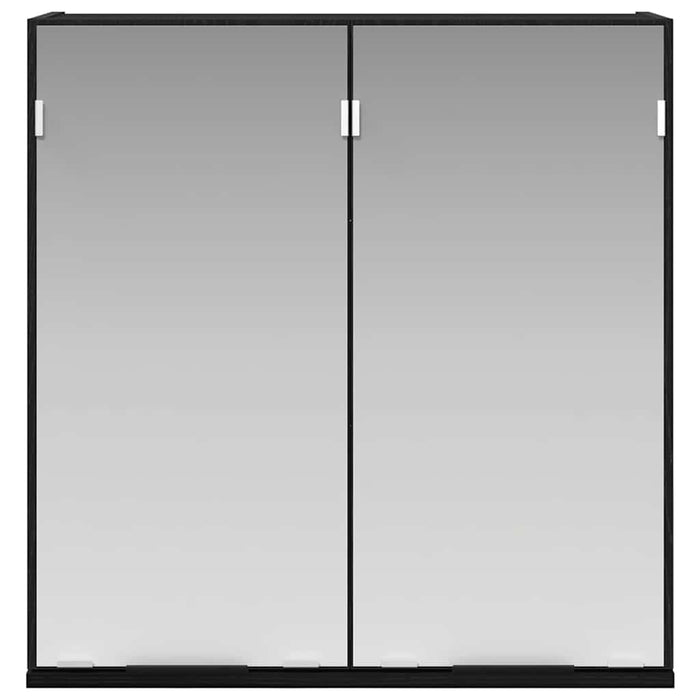 Dulap cu oglindă pentru baie Stejar negru 64 x 20 x 67 cm - WALTI WALTI