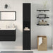 Dulap de Baie Stejar negru 32 x 34 x 188.5 cm Lemn compozit - WALTI WALTI