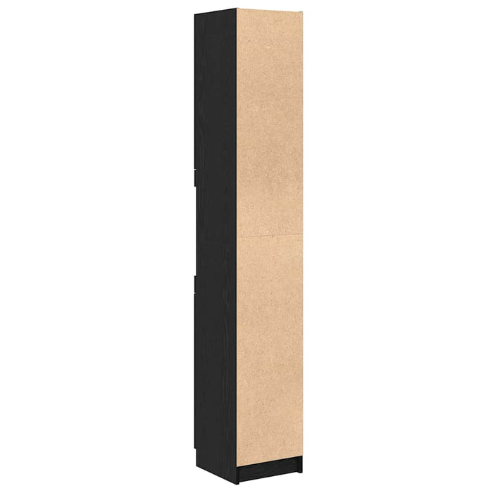 Dulap de Baie Stejar negru 32 x 34 x 188.5 cm Lemn compozit - WALTI WALTI
