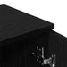 Bufet Stejar Negru 30 x 30 x 70 cm Lemn compozit - WALTI WALTI