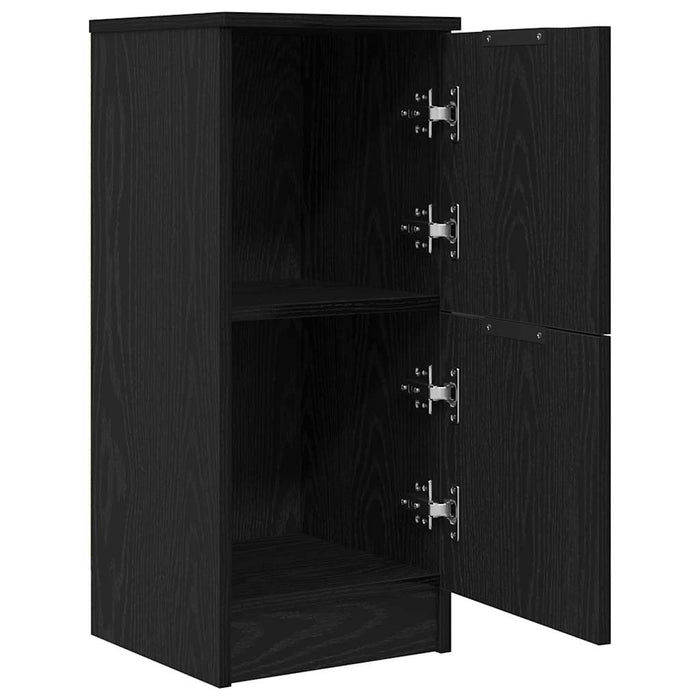 Bufet Stejar Negru 30 x 30 x 70 cm Lemn compozit - WALTI WALTI