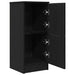 Bufet Stejar Negru 30 x 30 x 70 cm Lemn compozit - WALTI WALTI