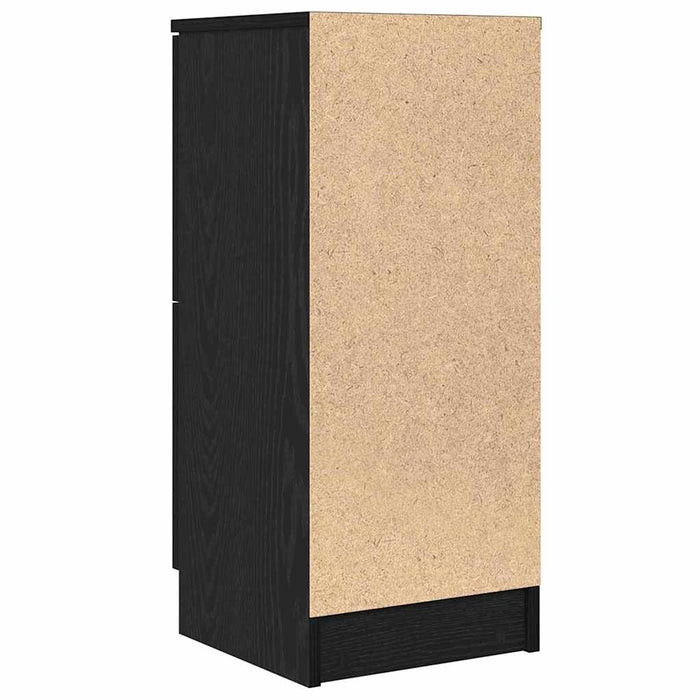 Bufet Stejar Negru 30 x 30 x 70 cm Lemn compozit - WALTI WALTI