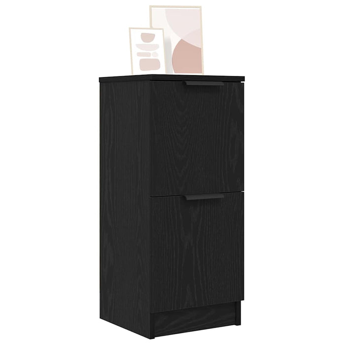 Bufet Stejar Negru 30 x 30 x 70 cm Lemn compozit - WALTI WALTI