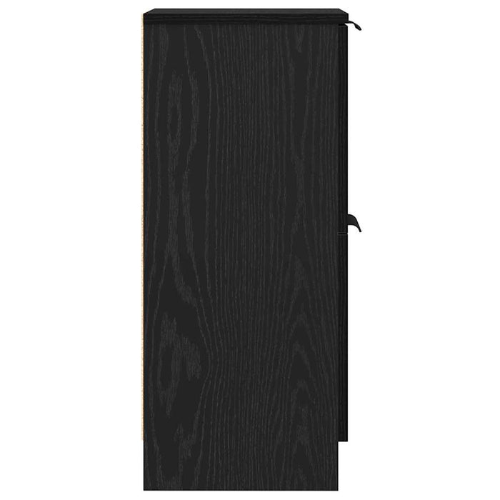 Bufet Stejar Negru 30 x 30 x 70 cm Lemn compozit - WALTI WALTI