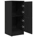 Bufet 2 pcs Stejar negru 30 x 30 x 70 cm Lemn compozit - WALTI WALTI