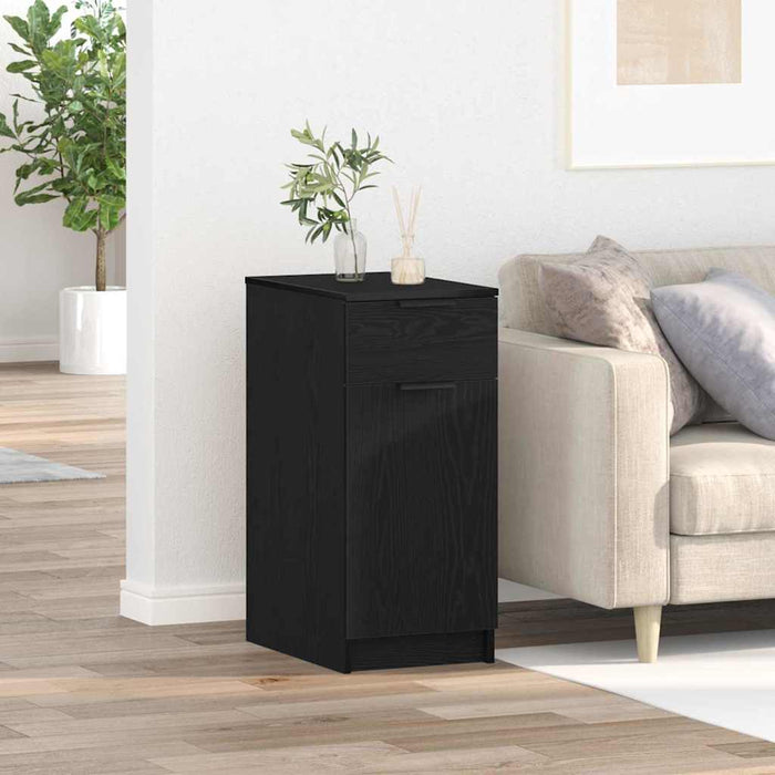 Dulap pentru birou Stejar negru 33 x 50 x 75 cm Lemn compozit - WALTI WALTI