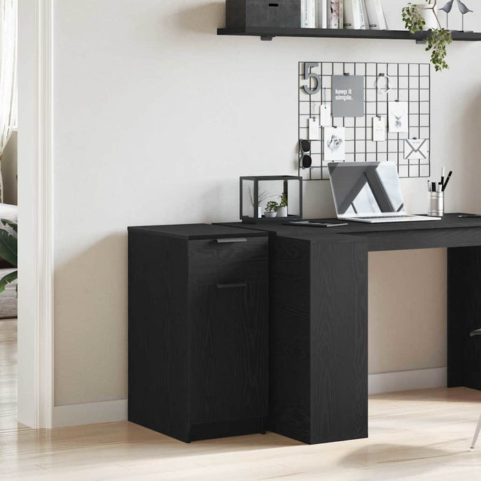 Dulap pentru birou Stejar negru 33 x 50 x 75 cm Lemn compozit - WALTI WALTI