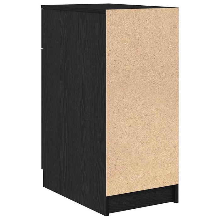 Dulap pentru birou Stejar negru 33 x 50 x 75 cm Lemn compozit - WALTI WALTI